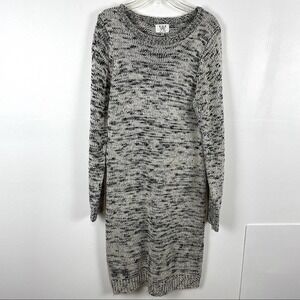 ANTHROPOLOGIE SIX CRISP DAYS SWEATER DRESS M/L